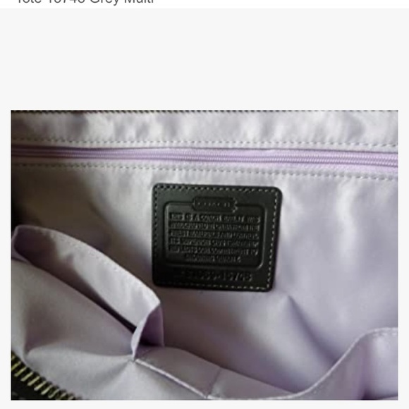 COACH MIA INLAID LOGO Handbag. 15748 PATCHWORK SHOULDERBAG tote purse​ - Picture 10 of 16